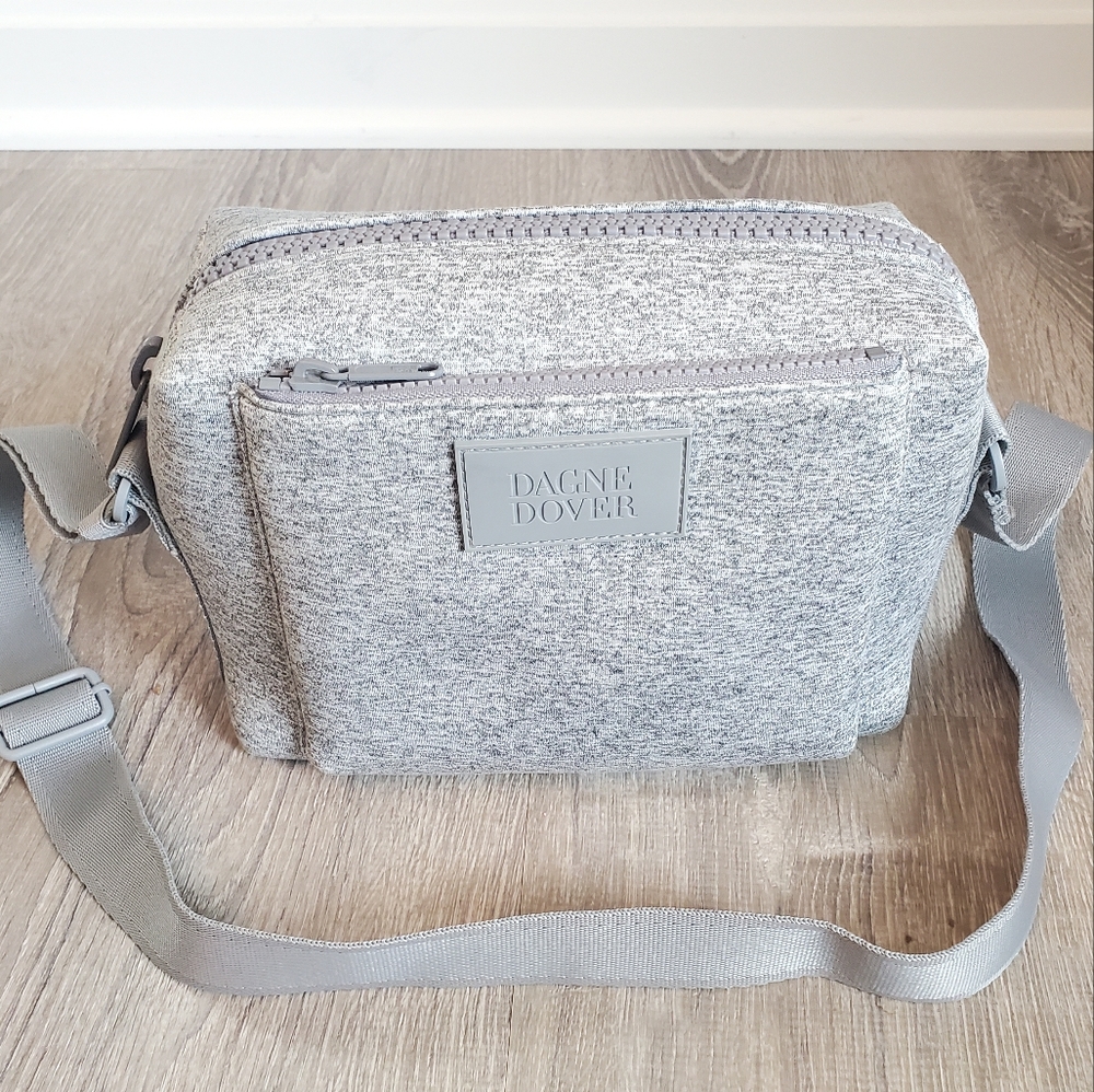 Dagne Dover Micah Crossbody Bag in Heather Grey